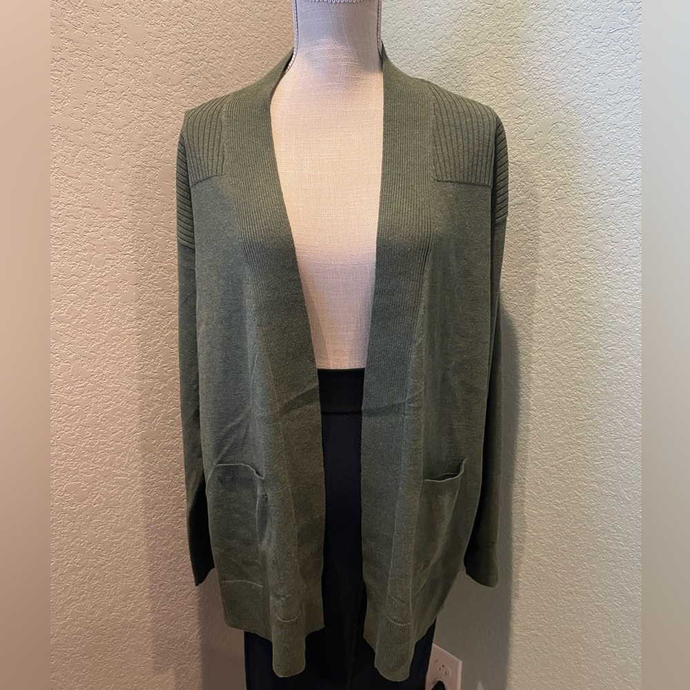 Time and Tru Open Front Cardigan